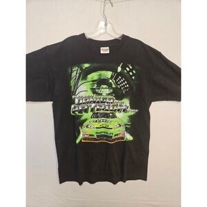 Chase Authentics NASCAR Danica Patrick GoDaddy Black Graphic Tee Mens L 2012